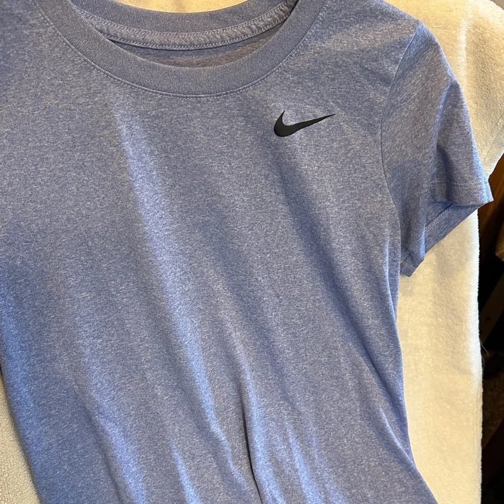 Nike Periwinkle Short Sleeve Tee Dry Fitt